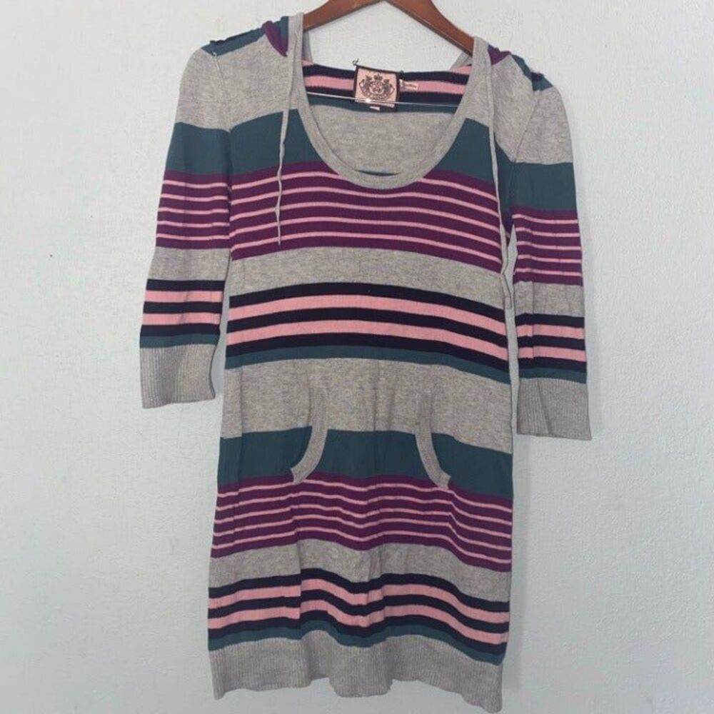 JUICY COUTURE-Hooded Sweater Dress